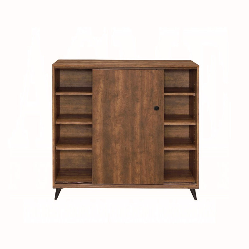 Armoire à chaussures en chêne avec 2 portes coulissantes