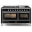 Cuisinière à gaz double autoportante 60 po 5,02 pi³ avec plaque chauffante Majestic II-48279832-48279823