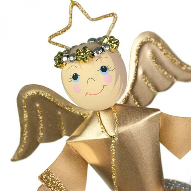 26cm Metal Ornament Accessory, Gold / Silver