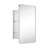 Garnes Recessed or Surface Mount Framed Medicine Cabinet with Adjustable Shelves-2144256342-2104063573