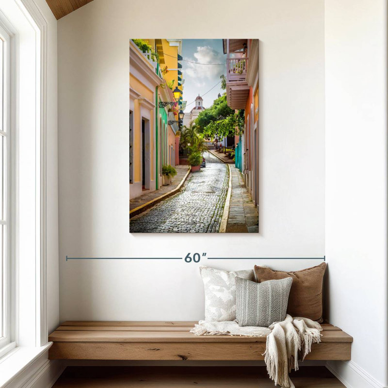 Sireci Old San Juan Street, 45" H x 30" W