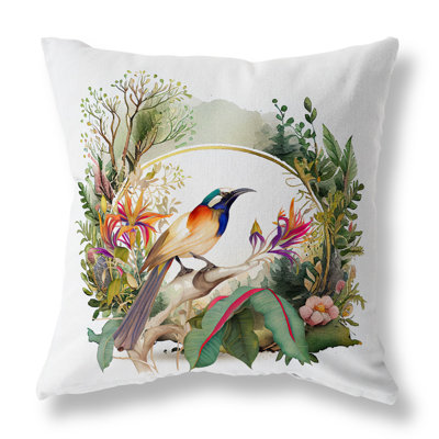 Coussin Winged Flora Fusion Broadcloth