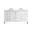 Ensemble de meuble-lavabo double 60 po Chicago-101285422-86455834-86455833