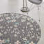 Tapis gris / beige à motif floral Zaizi-249218190
