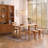 Minimalist Solid Oak Dining Table-1352553700