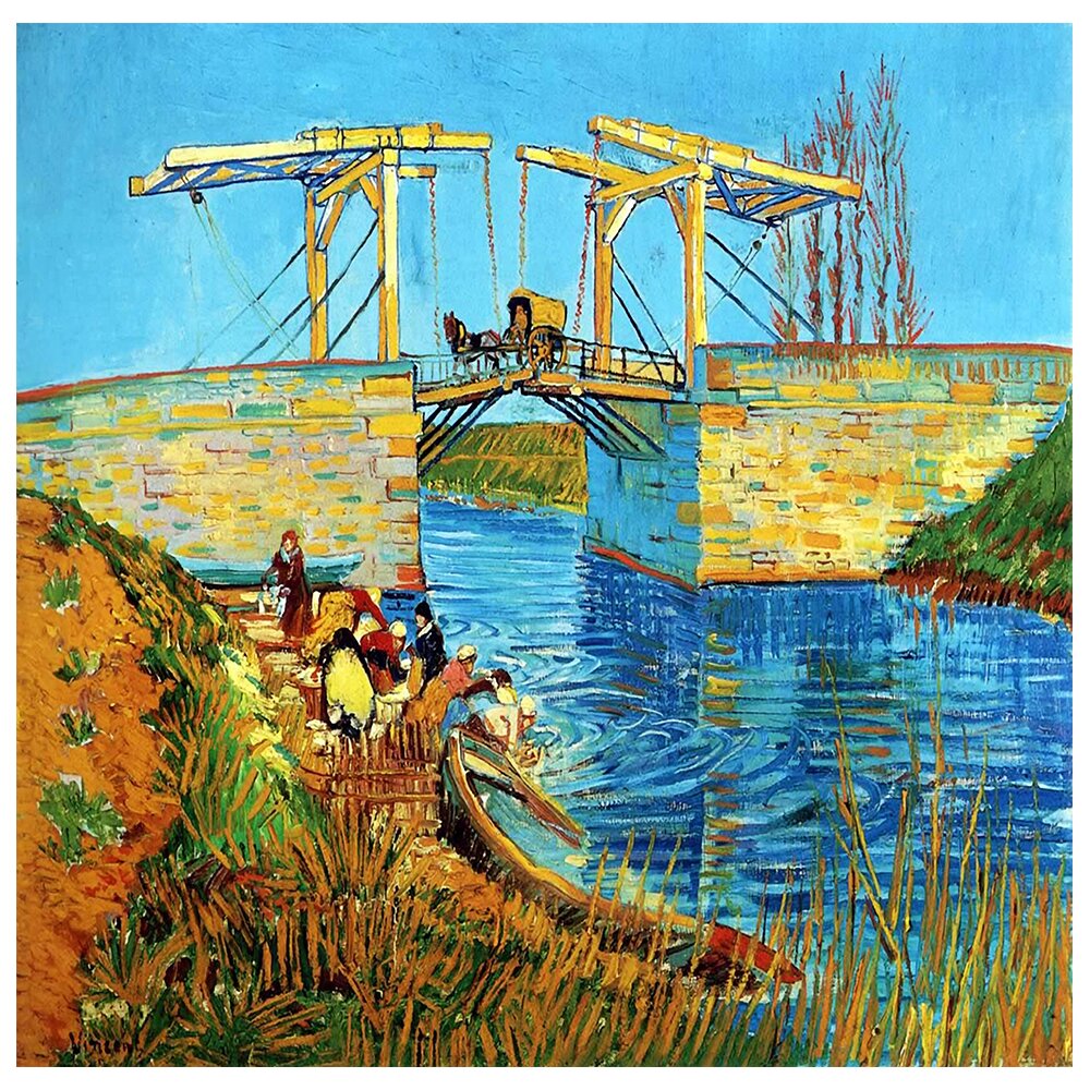 Leinwandbild Die Brücke von Arles von Vincent Van Gogh