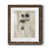 Papier, cadre noyer
