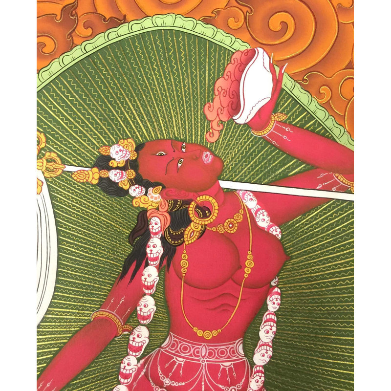 Peinture Vajrayogini Brocadeless Thangka