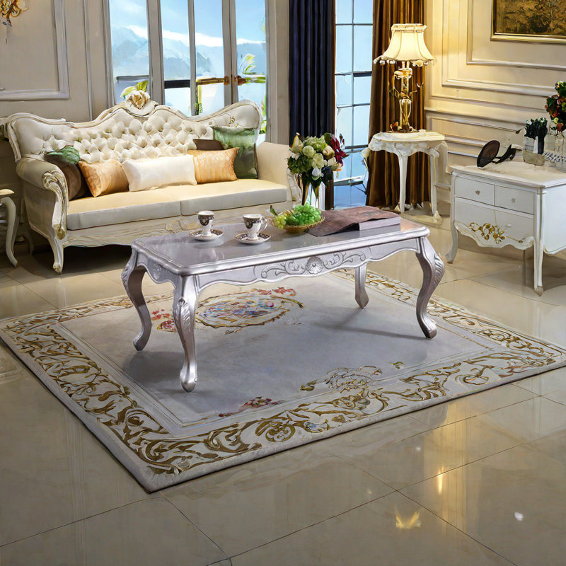 Table basse Aubina, Argent