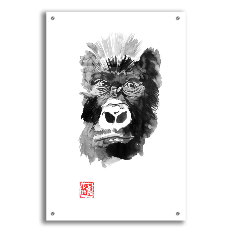 «Gorilla» par Pechane, H 36 po x l 24 po x P 0,2 po