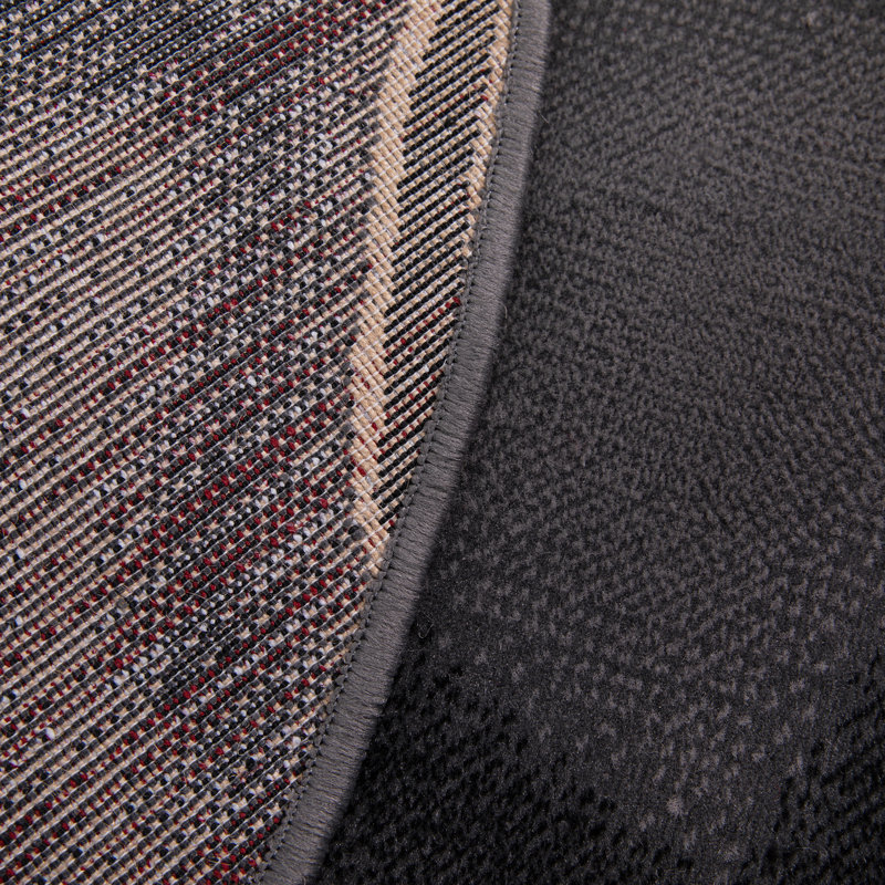 Sioar Abstract Indoor Rug, Round 7'