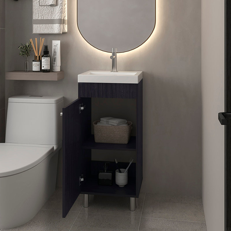 Évier de meuble-lavabo, Noir