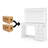 Brielle Premium Makeup Vanity With Bluetooth Speakers And Full LED Mirror-106057658