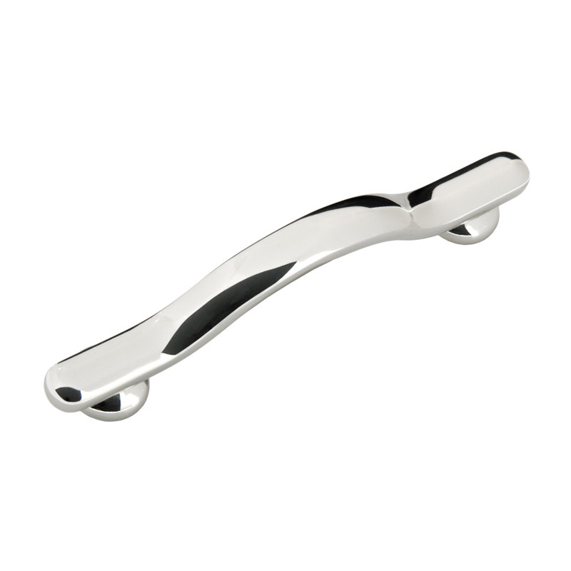 Poignée arche 3 3/4 po Jackson, Nickel poli
