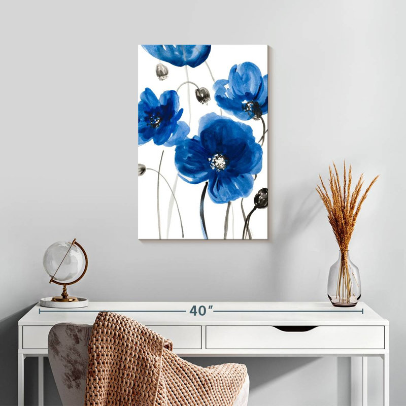 Harnek Cobalt Garden I, H 24 po x l 16 po