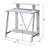 Nypho Antique White& Black Finish Writing Desk-123266658
