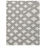 Linen Geometric Area Rug
