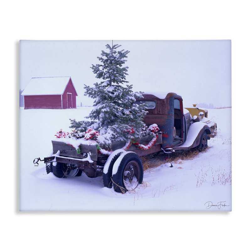 «Christmas Tree Truck», art mural par Dennis Frates, H 30 po x l 40 po