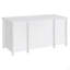 Bureau blanc 4 tiroirs ultrabrillant-1064541467