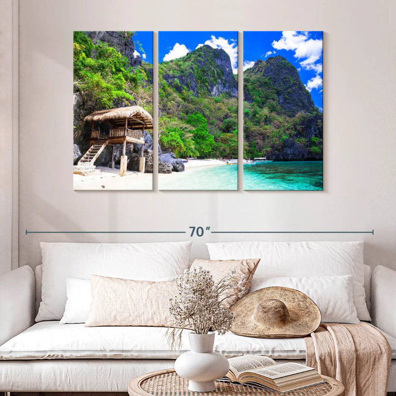 Plage Gillard El Nido Pristine, H 32 po x l 50 po