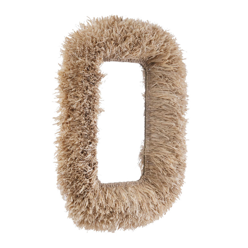 Palm Natural Sisal Rectangular Wall Mirror