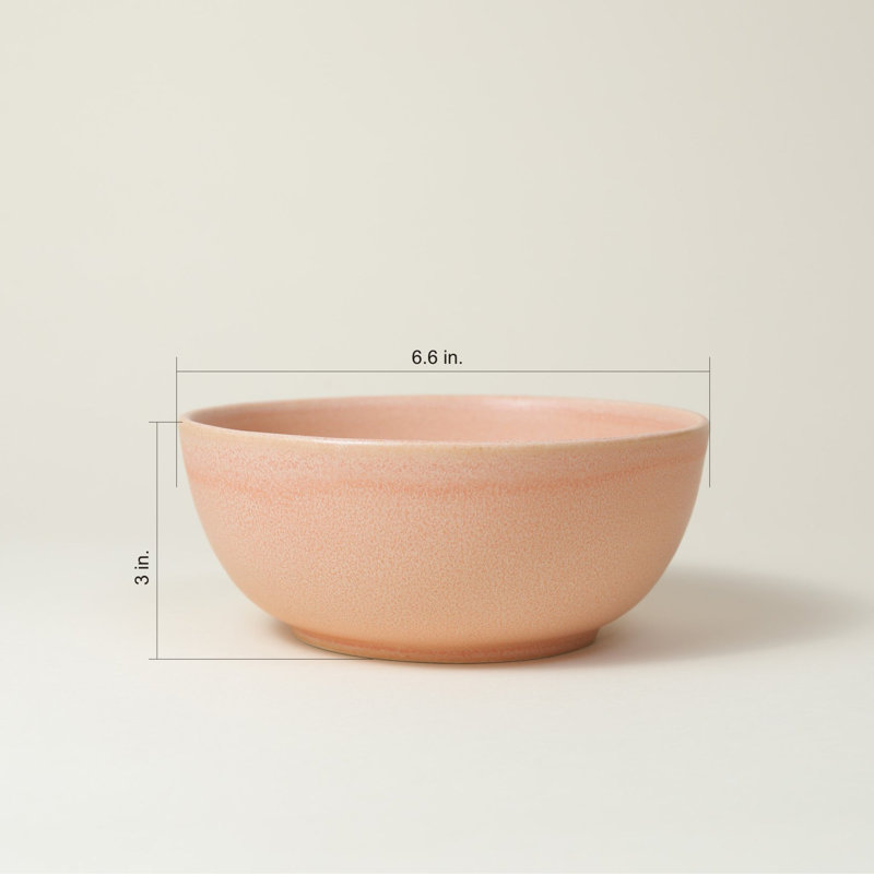 Bol à céréales en grès - (ensemble de 2) - lge, Orange