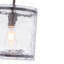 Petit luminaire suspendu en verre texturé à l'eau 1 lumière fabriqué à la main-816908673
