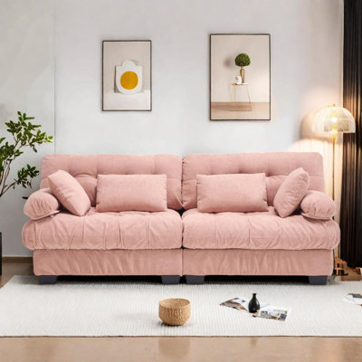 Canapé modulaire Cloud Couch avec sièges profonds et accoudoirs pour le salon et la chambre