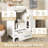 18-Inch Modern Bathroom Vanity with Ceramic Sink, Soft-Close Drawers and Door Organizer, Divider Drawer, and Adjustable Plastic Foot Pads – Space-Saving Storage Solution for Narrow Spaces-528563228