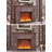 American-style faux marble veneer simulated fire heating fireplace-1518922687