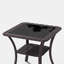 Ensemble de conversation d'extérieur en osier 5 pièces avec chaises pivotantes 360 °, repose-pieds et table d'appoint Bruyere-129755885