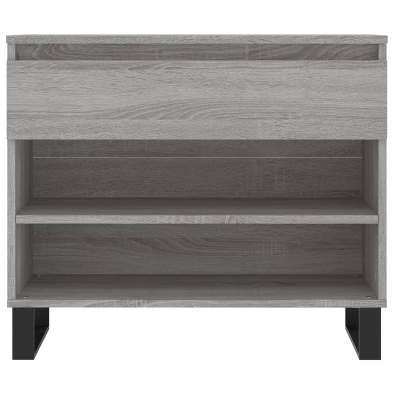 6 Pair Shoe Storage Cabinet, Grey Sonoma