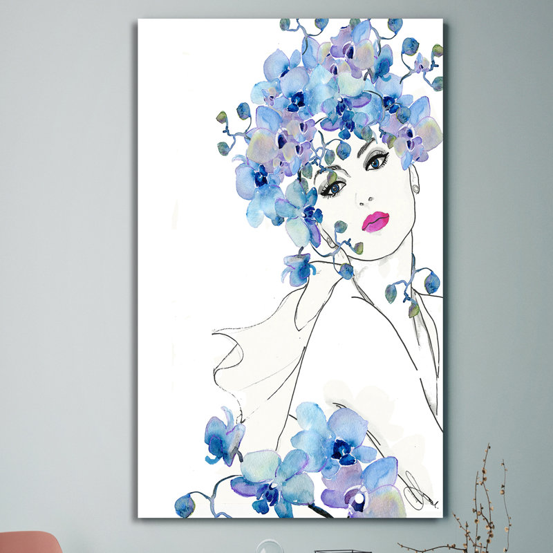 «In Bloom 1», reproduction d'impression sur toile encadrée, H 60 po x l 36 po x P 1,5 po, Toile tendue