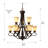 Rosalinda 9 - Light Dimmable Tiered Chandelier
