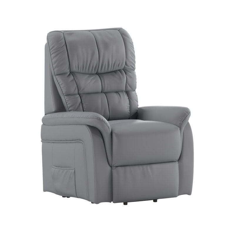 Bonnevie Electric Remote Powered Eldery Lift Recliner, Gray