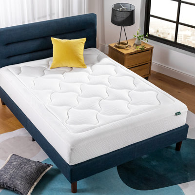 Zinus 10'' Plush Charcoal Infused Infused Memory Foam Mattress