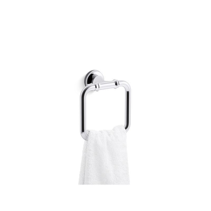 Bellera Towel Ring, Polished Chrome