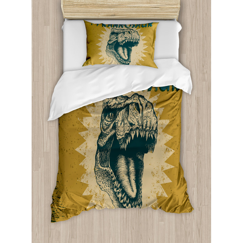 Eclectic Polyester Duvet Cover, Twin Duvet Cover + 1 Standard Sham