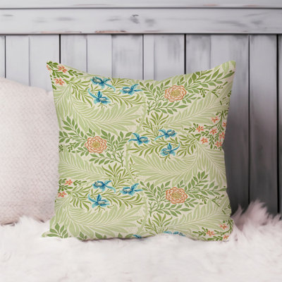 Botanical William Morris Larkspur Pattern Botanicals Cottagecore Classic