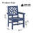 2-Piece Outdoor Adirondack Chair Dining Armchair HDPE Chairs Weather-Resistant (Set of 2)-527569237