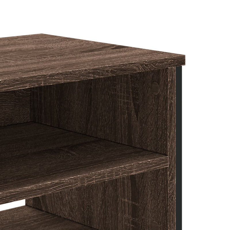 Andan Unfinished TV Stand, 180cm, Brown Oak