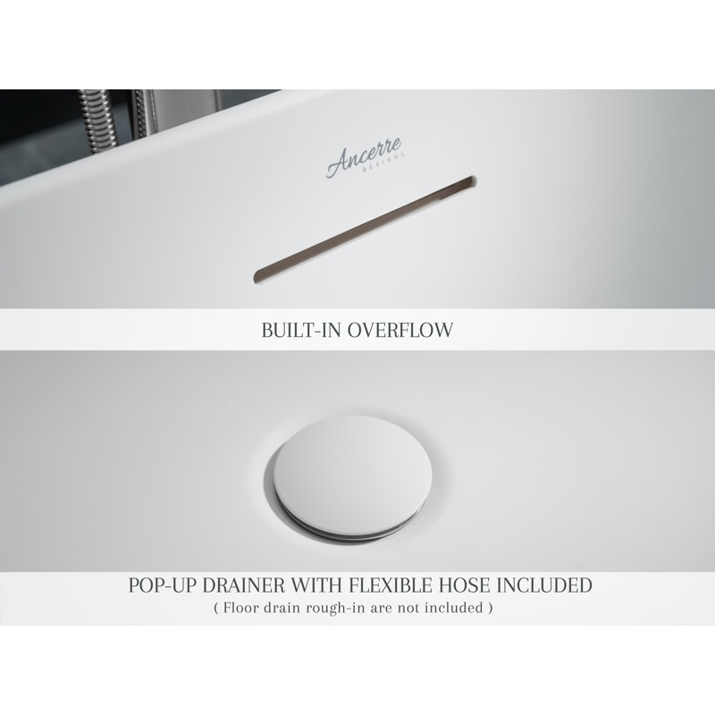 Momo 67'' L Soaking Bathtub