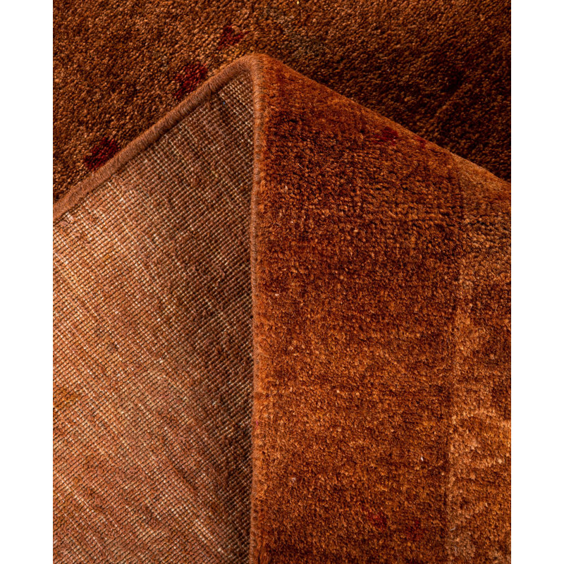 Overdyed One-of-a-Kind 5' 2" X 7' 7" Hand Knotted Area Rug