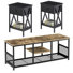 Ensemble de tables basses 3 pièces Auxter