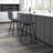 Faux Leather Swivel Counter Stool