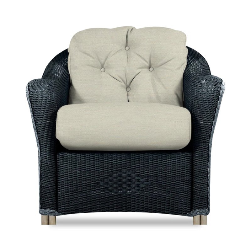 Reflections Outdoor Armchair, Ebony, Yoko Mist