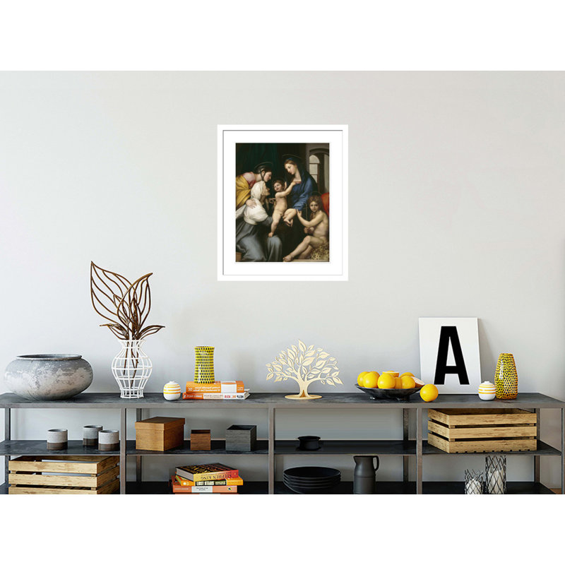 Madone de la toile par Raphael - Impression sur toile, H 28,12 po x l 23,5 po