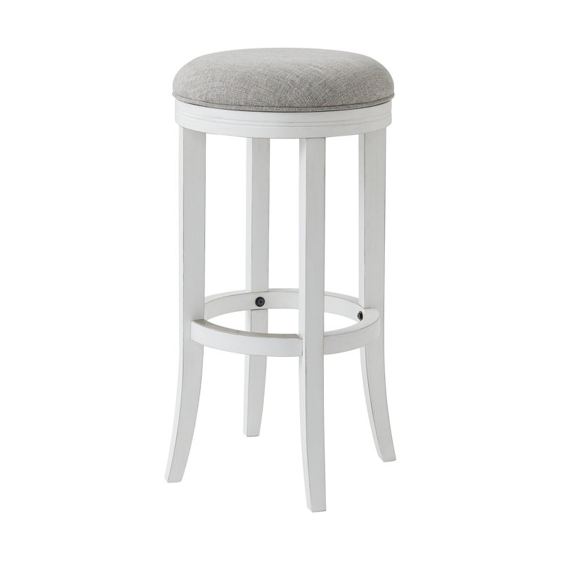 Farzin Swivel Upholstered Bar Stool, Bar Stool (30” Seat Height)