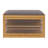3-Tier 6 Pairs Shoe Storage Bench With Door