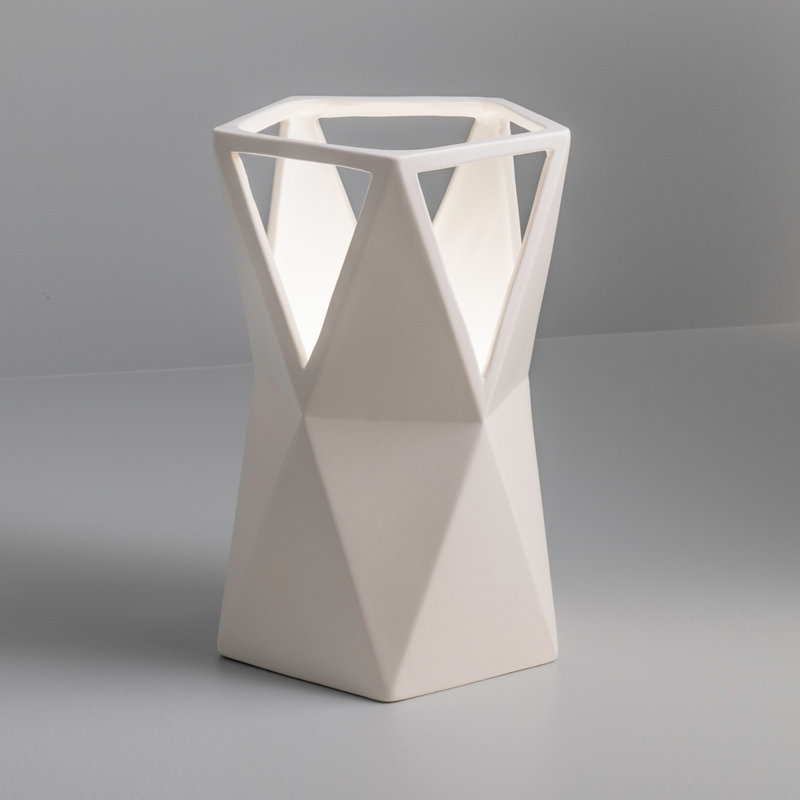Odegaard Ceramic Novelty Lamp, Matte White